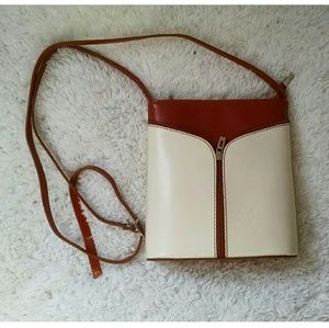 Vera Pelle crossbody leather purse